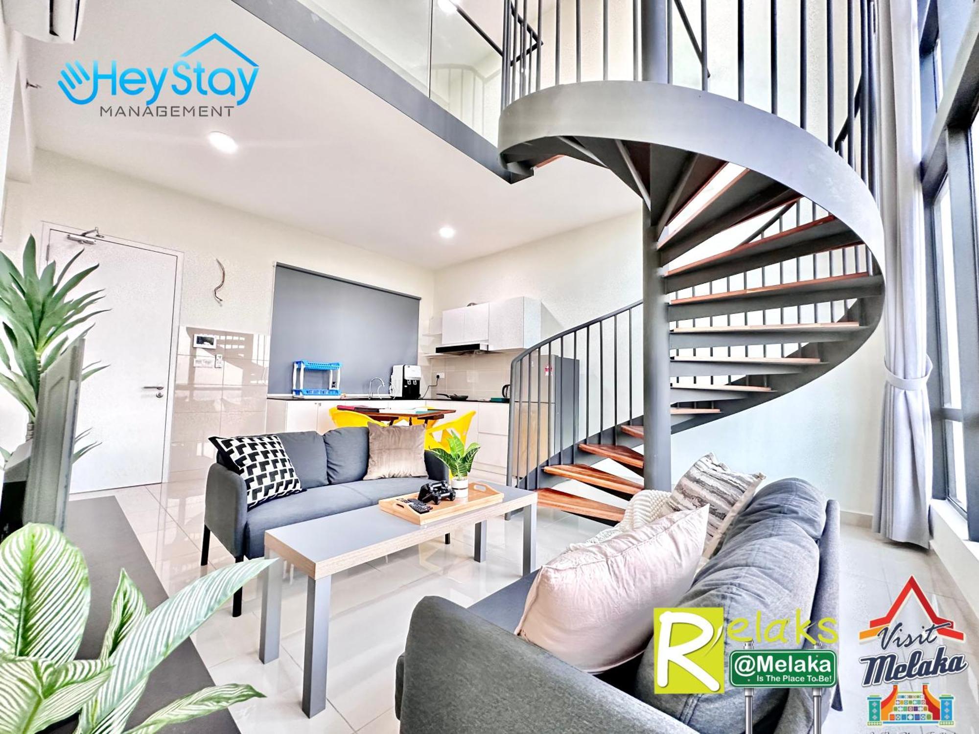 The Apple Residence By Heystay Management Malacca Bagian luar foto